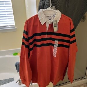 Men’s Izod Varsity Rugby Long Sleeve Shirt